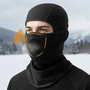 Balaclava Face Ski Mask with Movable Design for Men Women Fleece Winter Face Covering for Cold Weather Skiing Outdoor Work