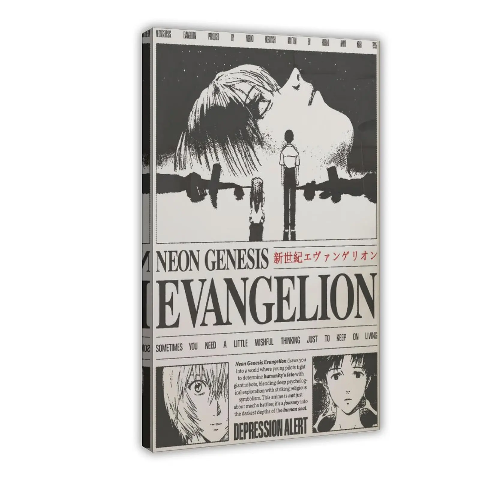 Neon Genesis Evangelion X Anime Poster Fhd Wall Decor Wall Hangings Print
