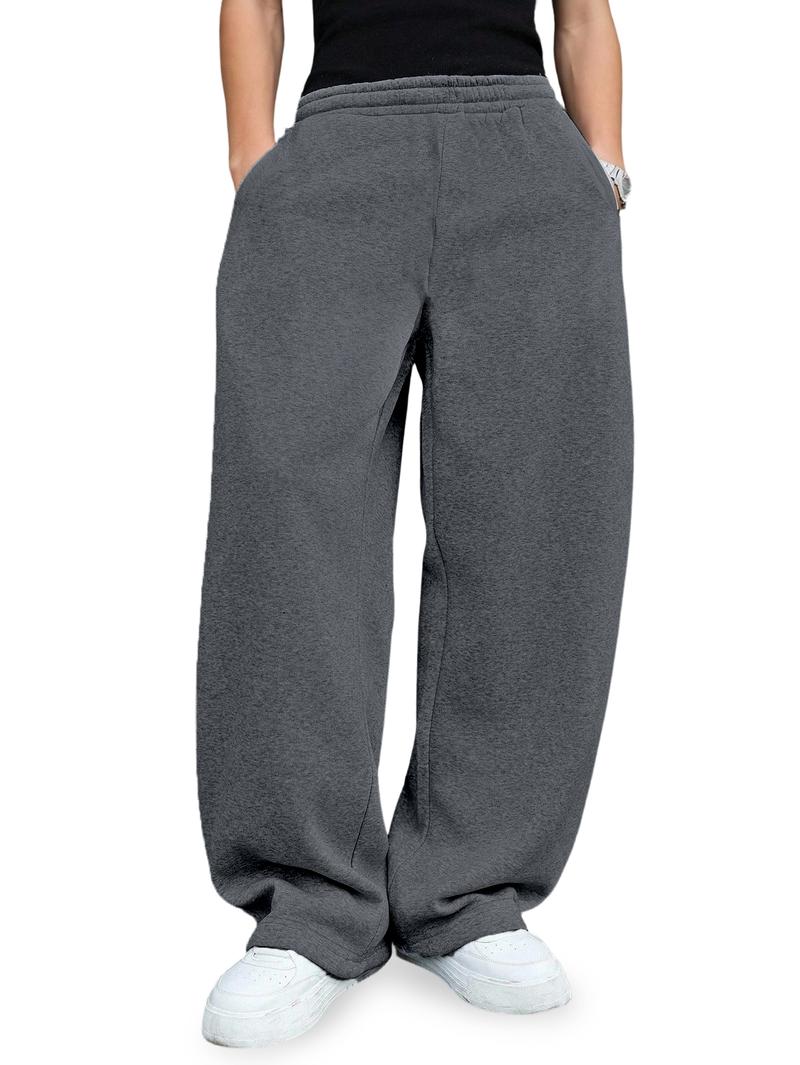 Teens Sweatpants Fleece Pants Versatile Comfortable Minimalist Commuter Everyday Outdoor Simple For Boys Girls Kids Size 8-16 Y KB2786