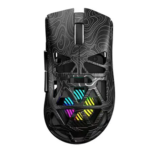 [New]AULA SC620 Wireless Gaming Mouse – Tri-Mode 2.4G/BT 5.3/USB-C, 12000 DPI RGB Programmable Mouse with Macro & Rapid Fire for PC, Laptop, Mac keyboards for gaming