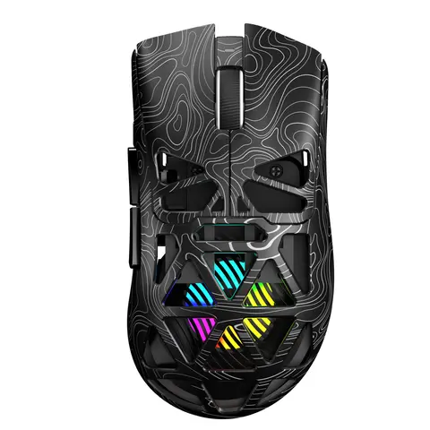 [New]AULA SC620 Adjustable Wireless Gaming Mouse - Tri-Mode 2.4G/BT 5.3/USB-C, 12000 DPI RGB Programmable with Macro & Rapid Fire, Mouse Control for Gamer Stuff, PC Accessories, Android, PC, Laptop, Mac,techvibes