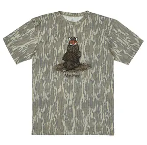 Mr Fox Turkey Hunting mossy oak Camo Shirt, Gobbler Hunter Graphic Tee, Fox Catching Turkey Camouflage T-Shirt, Outdoorsman Apparel, Hunter Gift