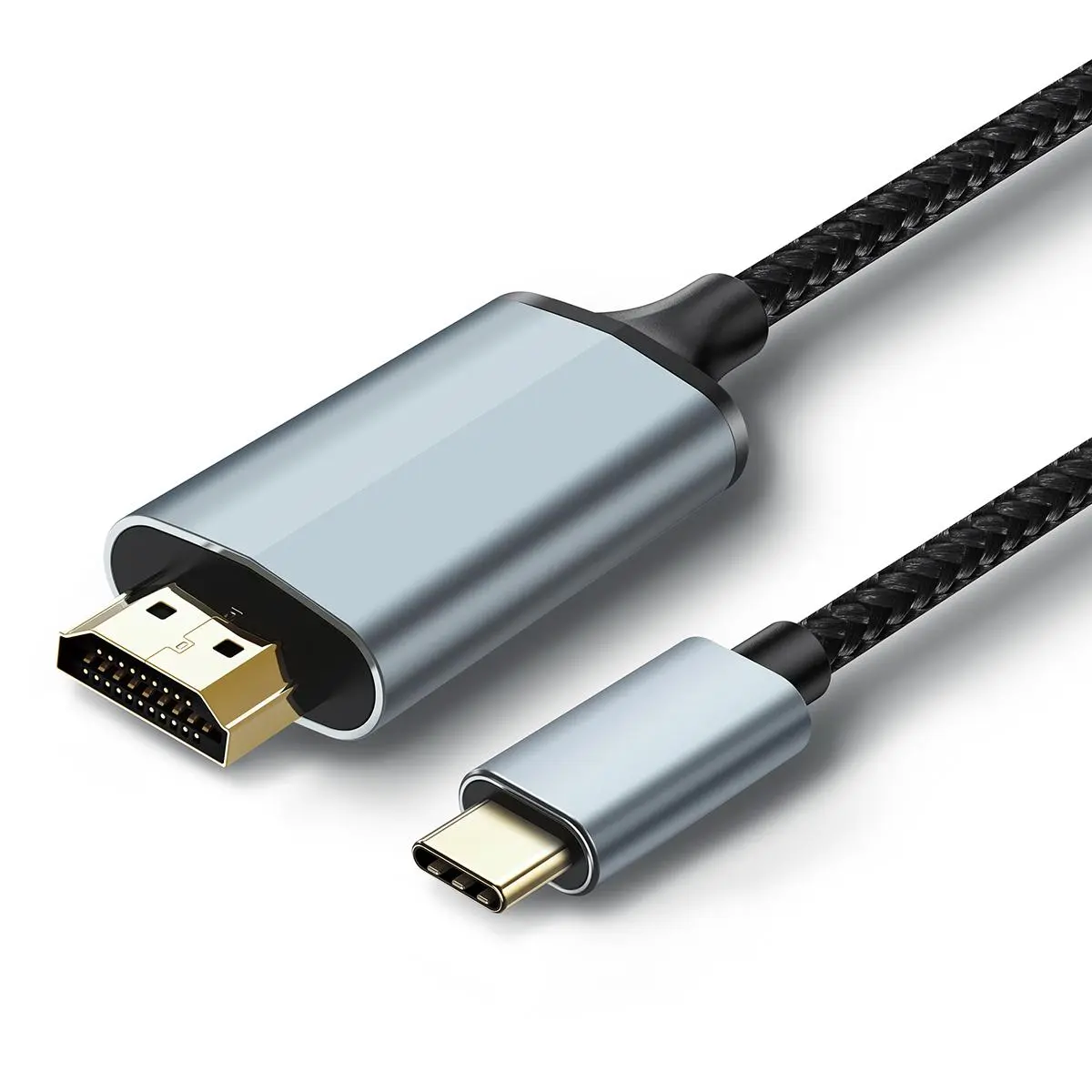 Funmiu USB C Cable Cord 6FT - 4K High-Speed Display Sync Video Sound Adapter Converter with HDMI Output, Plug-and-Play Type C Accessories for iPhone 17/16/15, iPad Pro, MacBook, iMac, Mac Mini Usbc Cable Cord