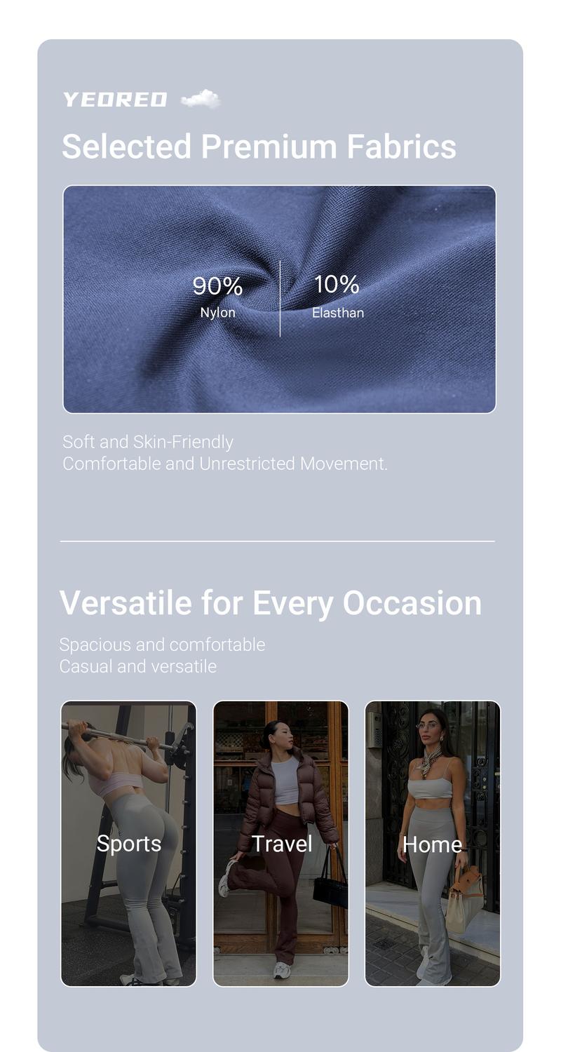 YEOREO Mini Flare Leggings Womens Workout Butt Lifting Legging Hidden Scrunch Seamless Impact Lilliean Yoga Pants YEOREO Mini Flare Leggings Womens Workout Butt Lifting Legging Hidden Scrunch Seamless Impact Lilliean Yoga Pants