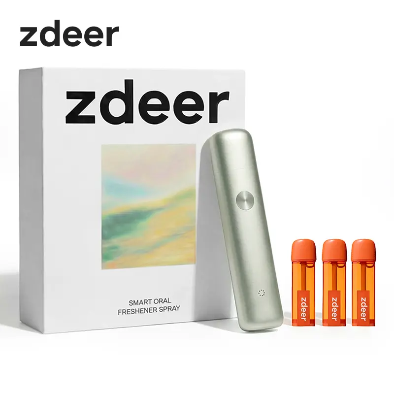 zdeer Smart Electronic Oral Spray PW13, Instant Fresh Breath Device with Replaceable Flavor Pods, Portable Nano-Mist Mouth Refresher for Travel, Dates & Daily Routine, Self-Care Wellness Gift#TikTokShopBackToSchool