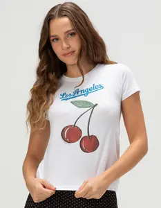 TINY TURNIP LA Cherries Womens Tee