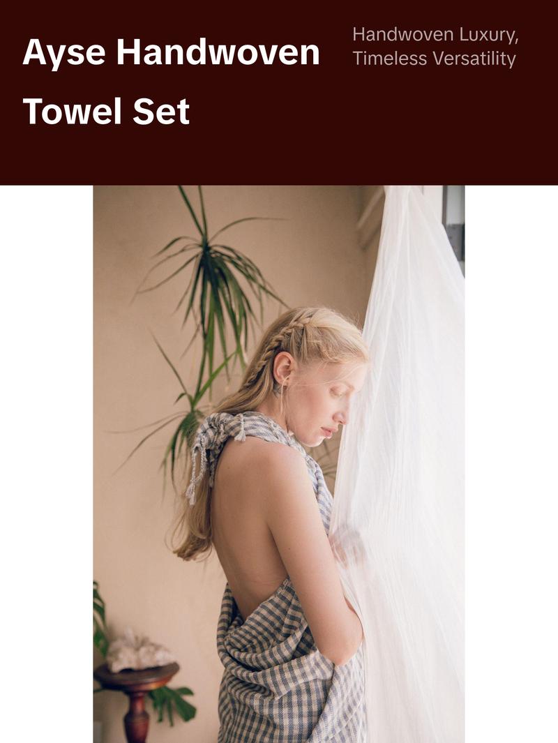 Ayse Handwoven Towel Collection