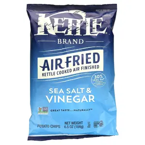 Kettle Foods Air Fried Potato Chips, Sea Salt & Vinegar, 6.5 oz (184 g)