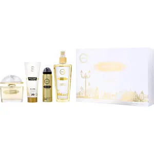 Armaf High Street Set-Eau De Parfum Spray 3.4 Oz & Body Lotion 3.4 Oz & Body Spray 8.4 Oz & Body Spray 1.7 Oz For Women