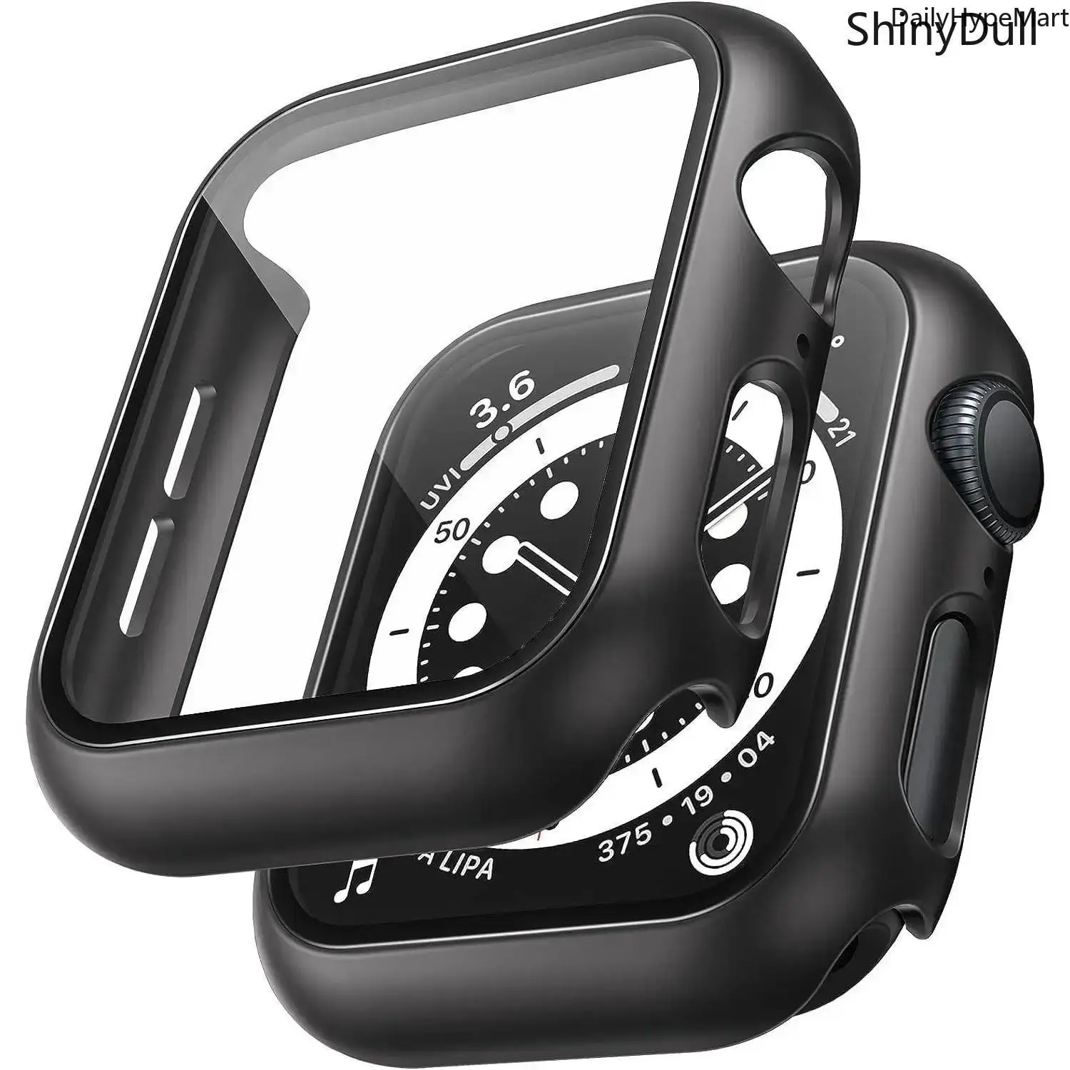 Tempered Glass Screen Protector for Apple Watch, Dust-Proof Cover 38-45mm