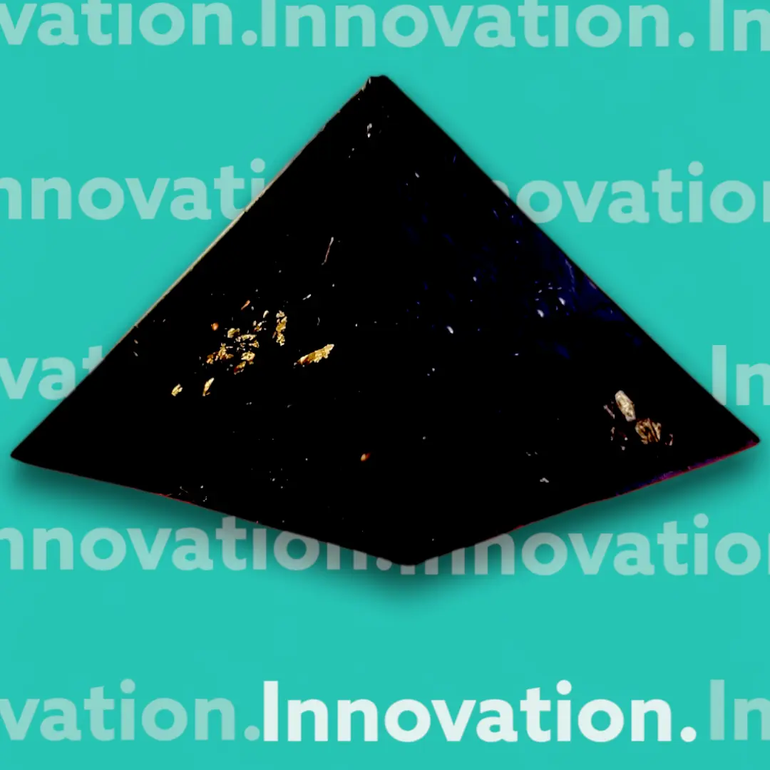 EMF Shielding/ Pyramid Small with shungite + Black Tourmaline