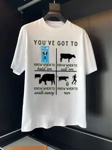Know When to Hold Em Cow Shirt, Funny Rancher Shirt