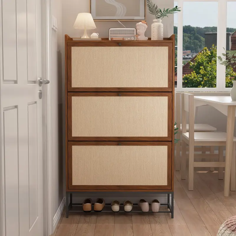 Giratree Shoe Cabinet with Flip Drawers