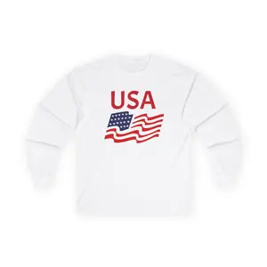 USA Ultra Cotton Long Sleeve Tee