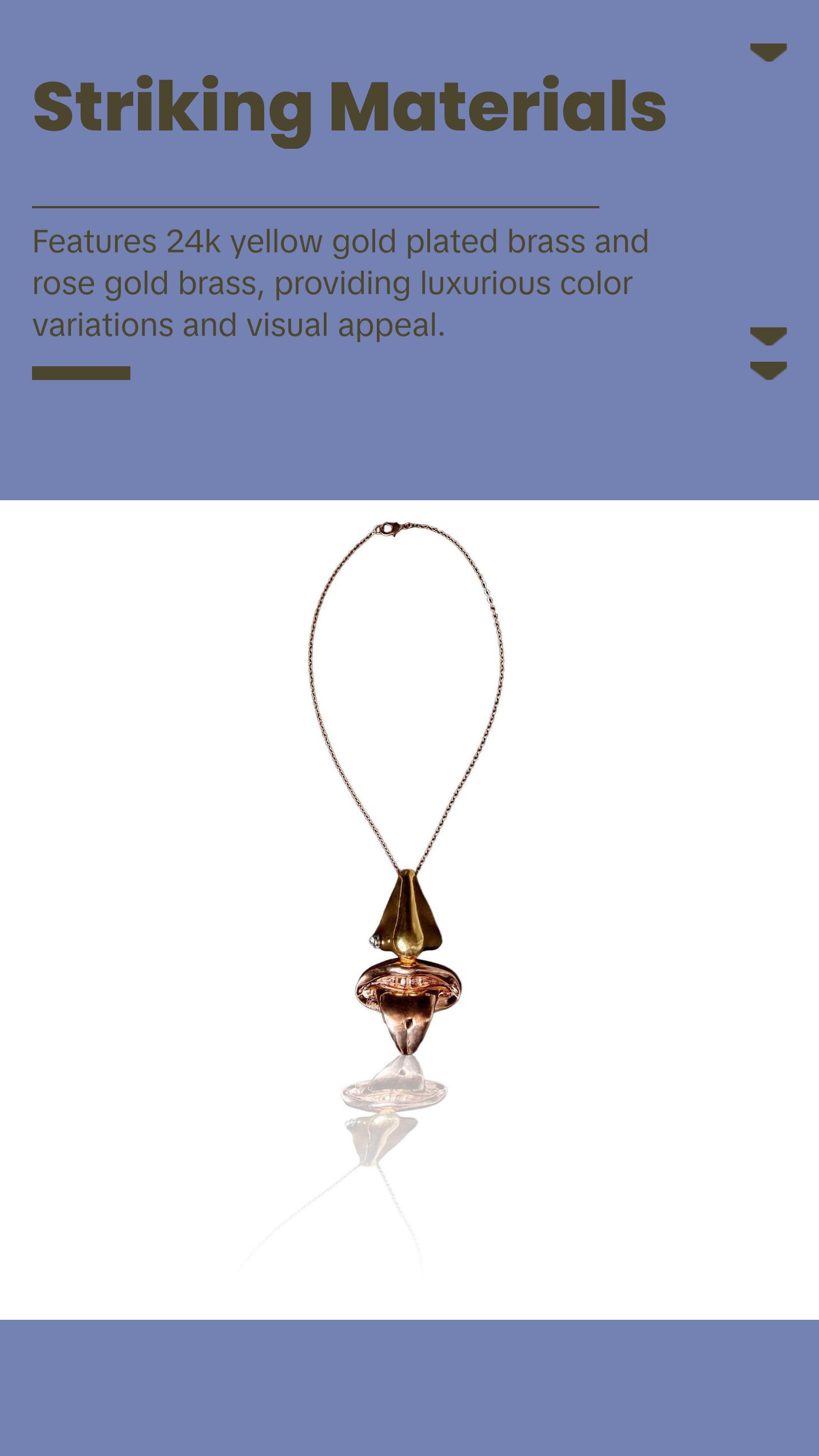 Pierced Tongue Perfume Pendant