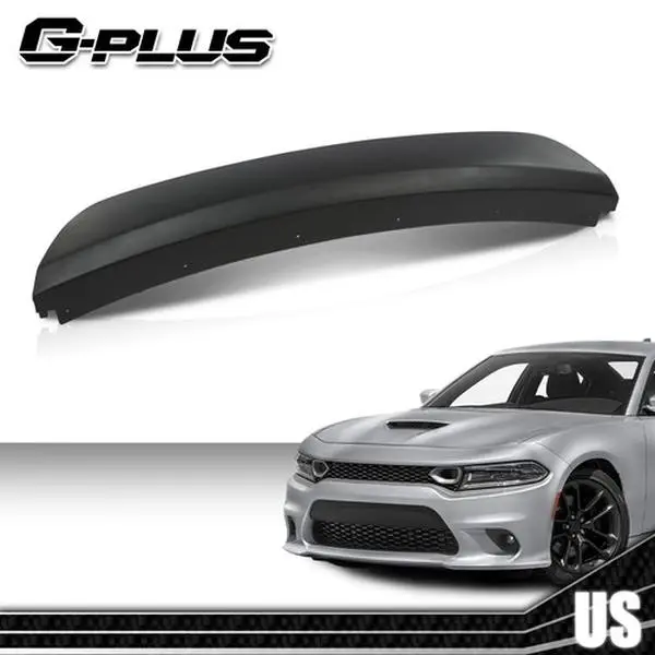 Front Bumper Face Bar Trim Molding Step Pad for 2015-2022 Dodge Charger, Automotive Auto Parts & Body Kit Accessory with Durable Materials, Factory Specs, Hassle-Free Installation