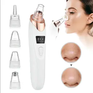 2026 Newest Blackhead Remover with 5 Suction Heads & 4 Gold Extractor Needles, Electric Blackhead Vacuum Pore Vacuum for Deep Facial Cleaning, USB Rechargeable for Women & Men