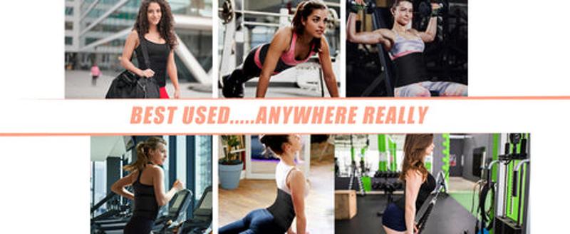 FeelinGirl for Women Seamless Corset Underbust Waist Cincher Sport Girdle Shapewear Womenswear