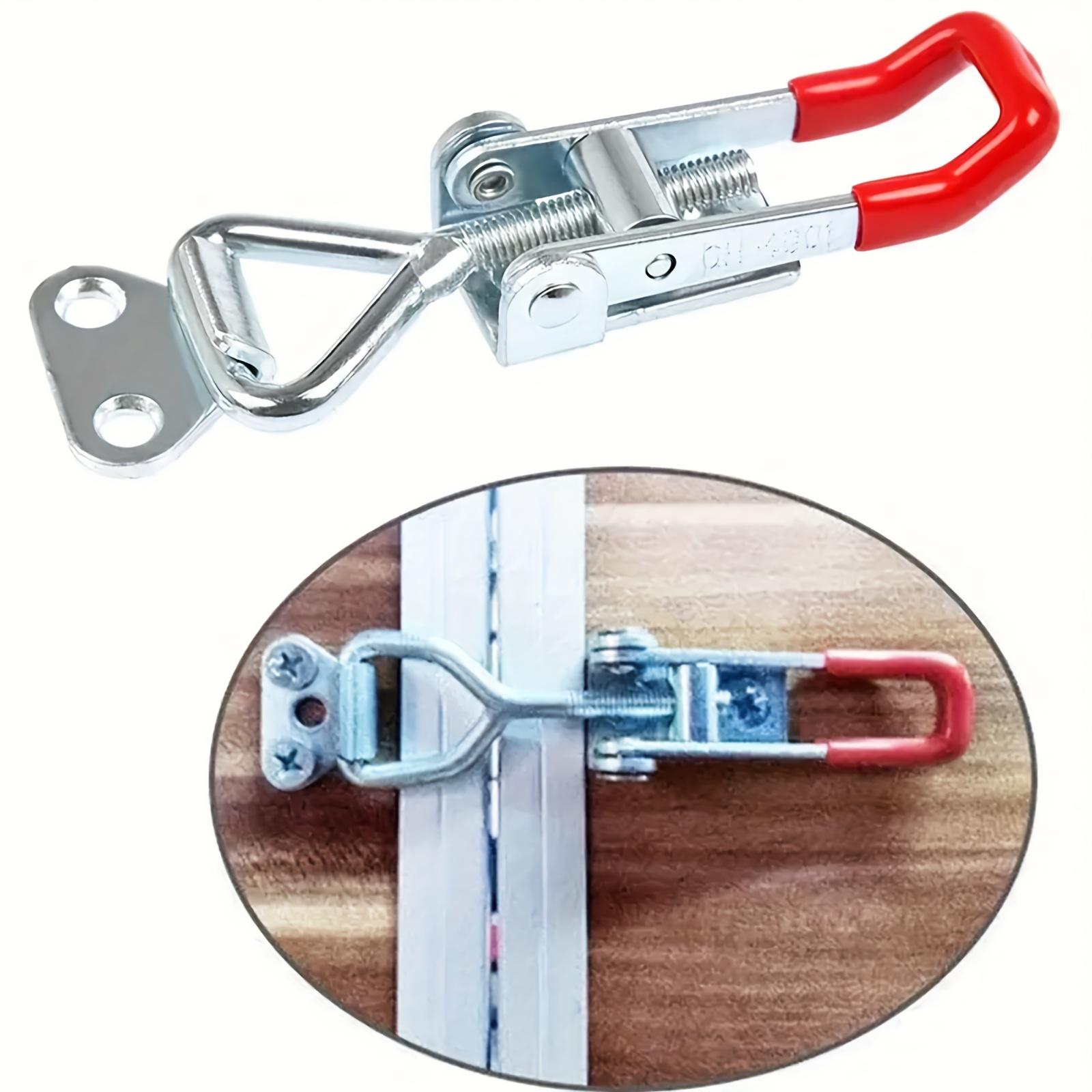 Industrial Strength Toggle Latch Clamps Set of 4 Adjustable 330 Lbs Load for Covers Toolboxes Smoke Proof Design