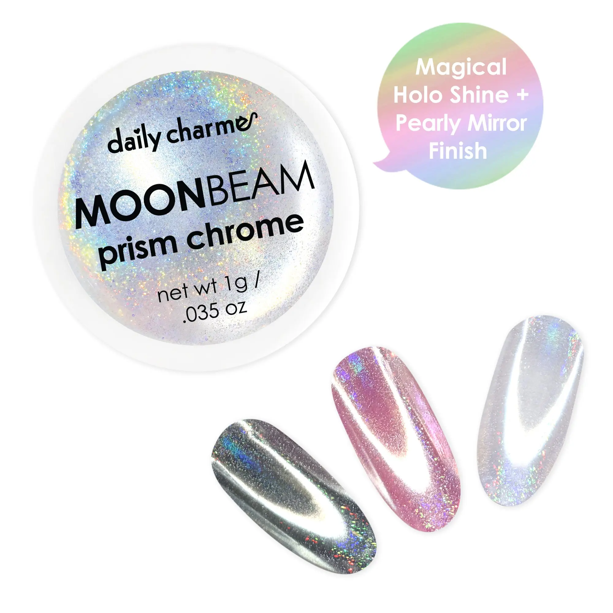 Pearly Holo Prism Chrome / Moonbeam