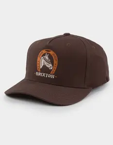 BRIXTON  Mens Blind Horse NetPlus® Snapback Hat, Brown