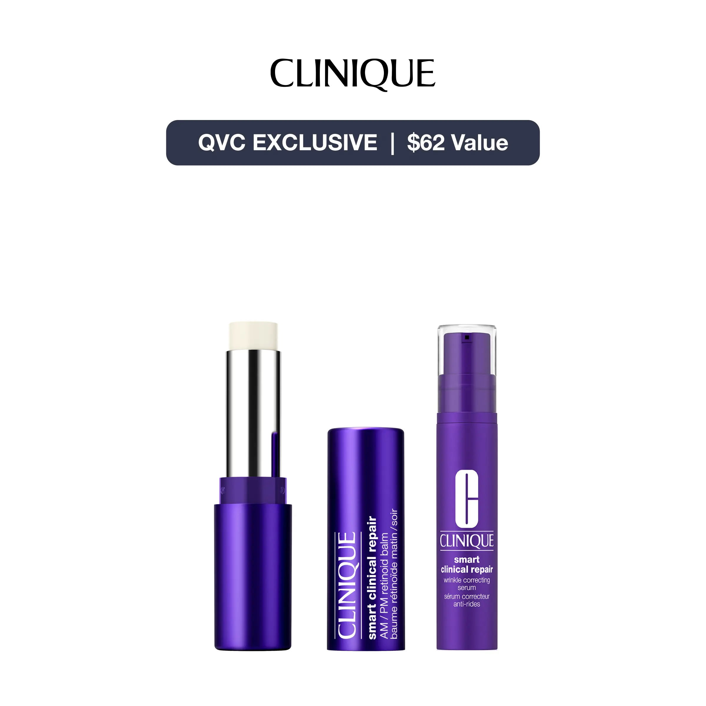 Clinique Smart Clinical Repair Retinoid Balm and Serum Duo Set Clinique Smart Clinical Repair Retinoid Balm and Serum Duo Set