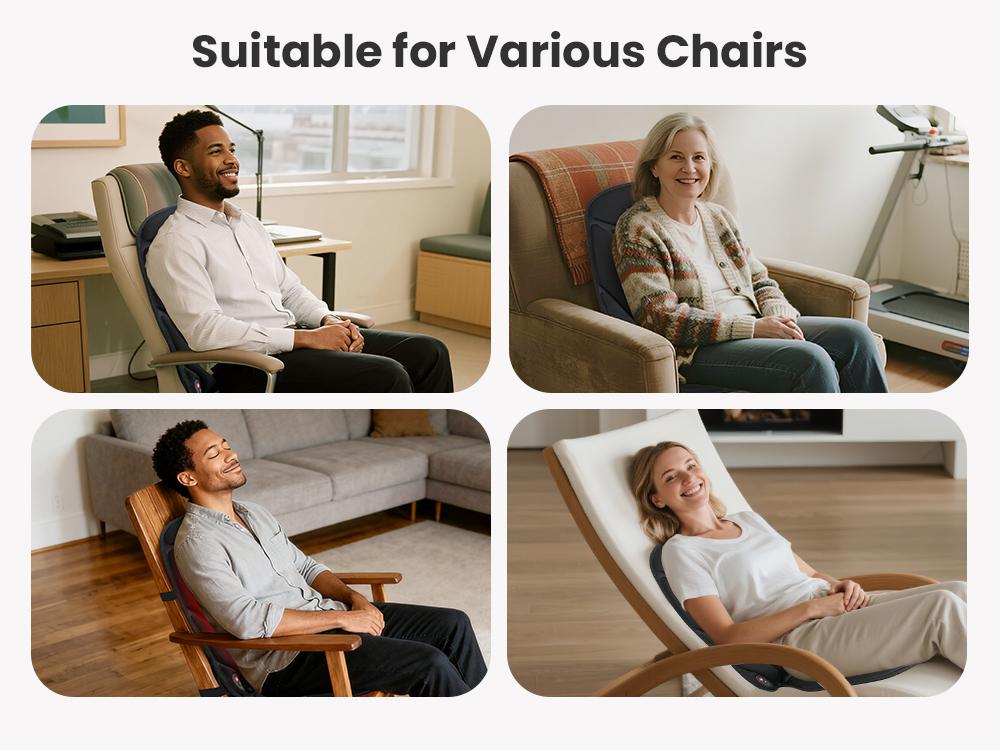 COMFIER Office Seat Cushion, Back Seat Cushion for Home Office Use, Chair Pad for Cold Winter, Seat Pad for Office Chair, Ideal Gifts for Men, Women