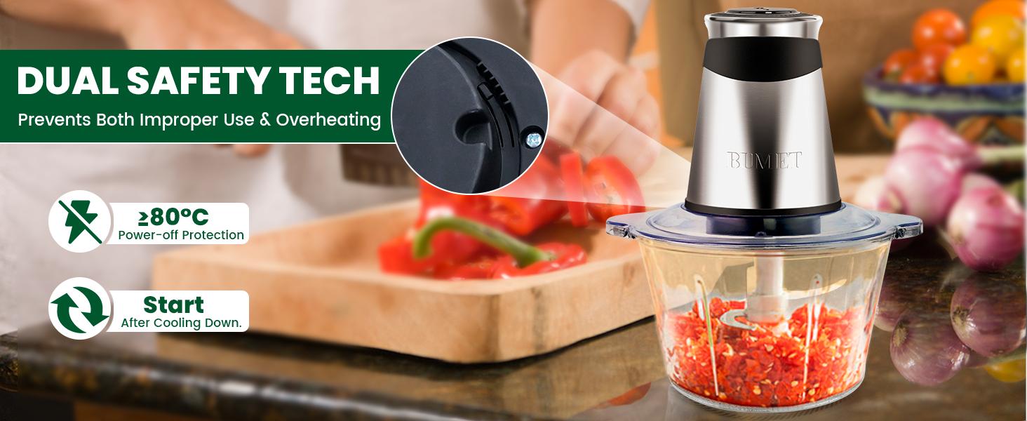Premium 2-Speed Multi-Function Food Processor For Chopping Mincing Pureeing Knives Premium 2-Speed Multi-Function Food Processor For Chopping Mincing Pureeing Knives