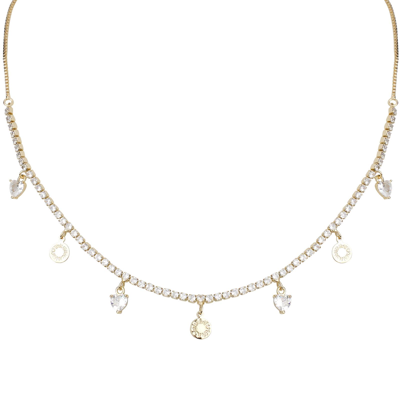 MEIITRUE 14K Gold Plated Cross Pendant Necklace for Women, Dainty Cubic Zirconia Charm Necklace, Perfect Jewelry Gift for Girls