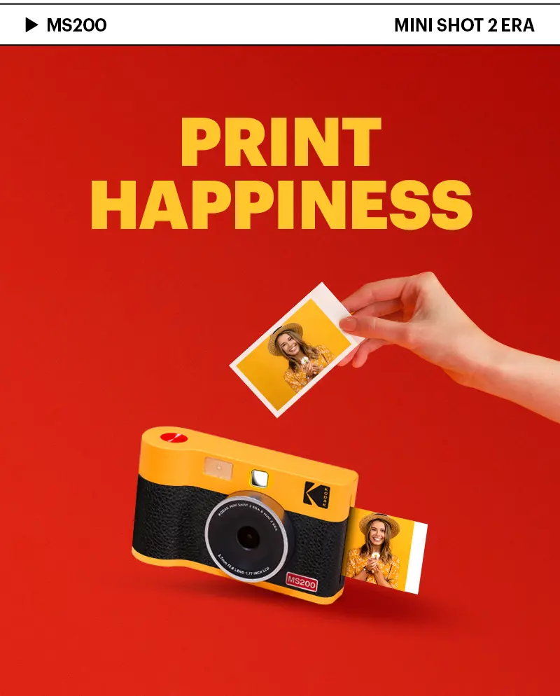 Product Introduction of KODAK Mini Shot 2 ERA 4PASS Portable Photo Printer, 2.1x3.4 inches, 68 Sheets Bundle 13