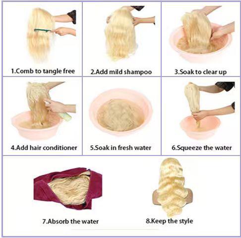 613 Blonde HD 13x6 Lace Frontal Wigs Pre plucked 13x4 Hot Red Straight Blonde Lace Front Human Hair Wigs For Women Can Be Dyed 180% Density