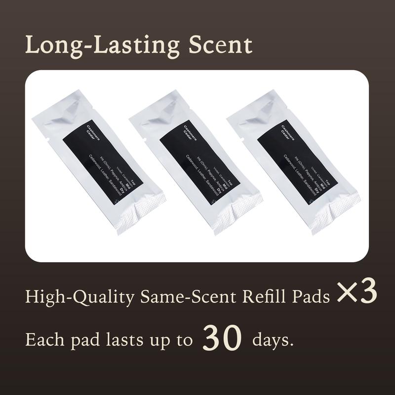 FANCYSPACE 7-in-1 Car Air Freshener Long Lasting, 3-Month Long-Lasting Old Money Style Natural Wood Car Air Freshener – Magnetic Clip, Premium Scent, Christmas Limited Gift Edition