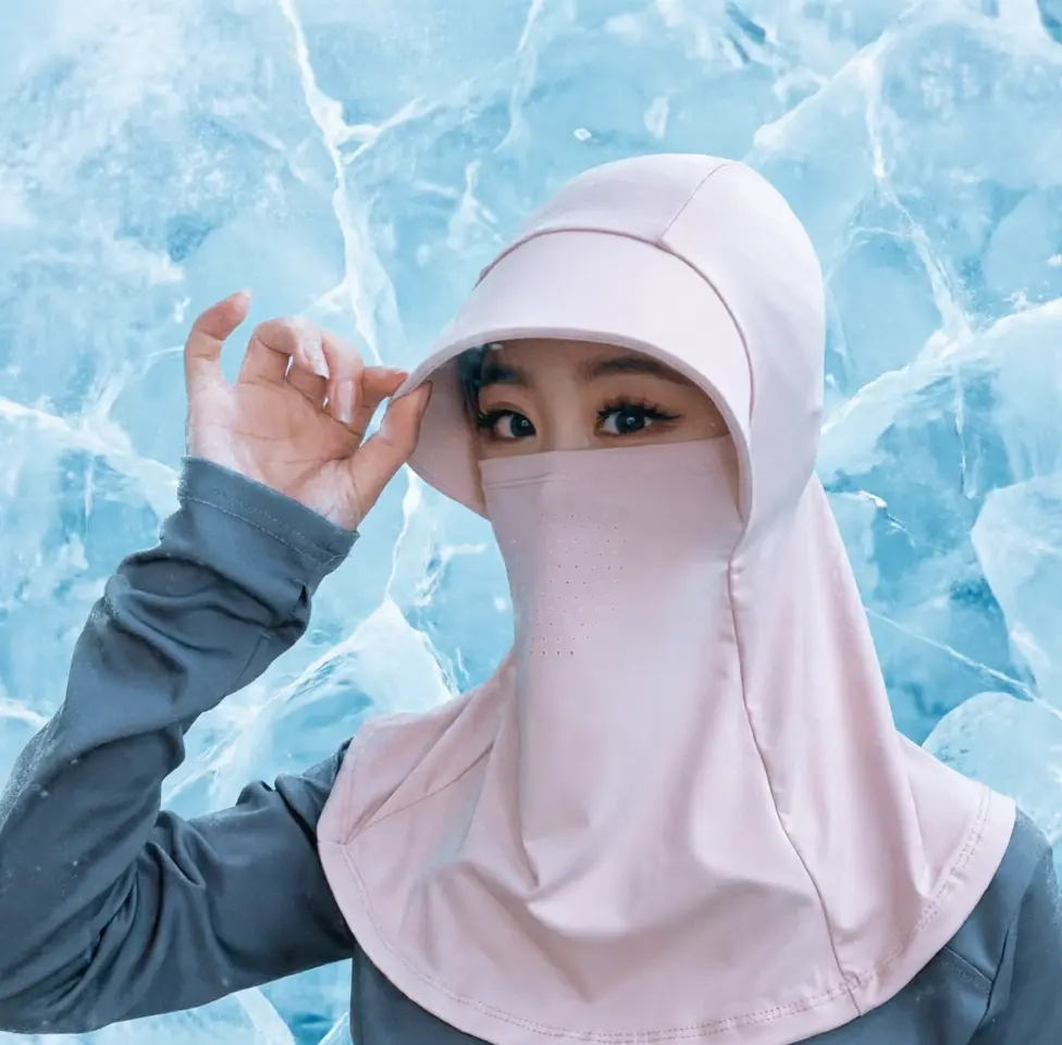 Summer Unisex Full-Face Sun Hat — UV-Protective Outdoor Cycling Cap with Integrated Neck Guard and Face Mask