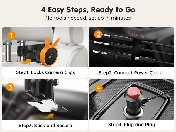 Babyvue BV3PRO 7.2" Dual Car Camera Baby Monitor, 1080P HD Split Screen, IR Night Vision, Double Car Camera for 2 Baby, Easy Setup for Carseat, Perfect for Family Travel, Pet Friendly Babyvue BV3PRO 7.2" Dual Car Camera Baby Monitor, 1080P HD Split Screen, IR Night Vision, Double Car Camera for 2 Baby, Easy Setup for Carseat, Perfect for Family Travel, Pet Friendly