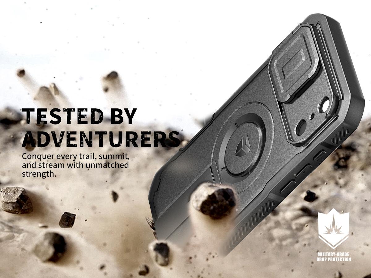 DEXNOR for iPhone 17 Pro Max/17 Air/17 Pro Case with Slide Camera Cover & Adjustable Kickstand & Built-in Screen Protector,Compatible with MagSafe Shockproof Bumper Cases Heavy-Duty Magnetic Protective Cover DEXNOR for iPhone 17 Pro Max/17 Air/17 Pro Case with Slide Camera Cover & Adjustable Kickstand & Built-in Screen Protector,Compatible with MagSafe Shockproof Bumper Cases Heavy-Duty Magnetic Protective Cover