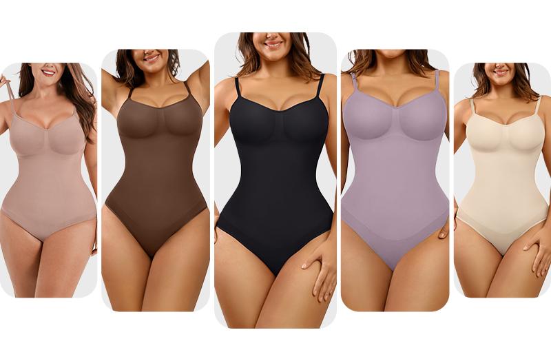 FeelinGirl Seamless Covered Bust Jumpsuit Thong Bodysuit Fit Womenswear Comfort Shapewear Basic 5 Breathable Hip Springtok FeelinGirl Seamless Covered Bust Jumpsuit Thong Bodysuit Fit Womenswear Comfort Shapewear Basic 5 Breathable Hip Springtok