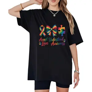 Rainbow Ribbon Autism Pride Shirt – Stand for Empathy and Inclusion