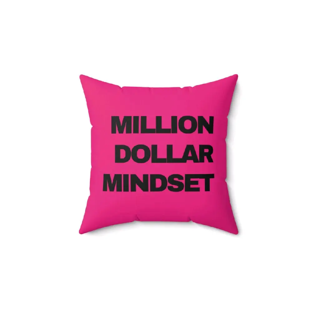 Empowering Million Dollar Mindset Pillow