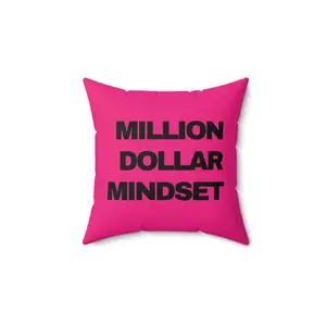 Empowering Million Dollar Mindset Pillow