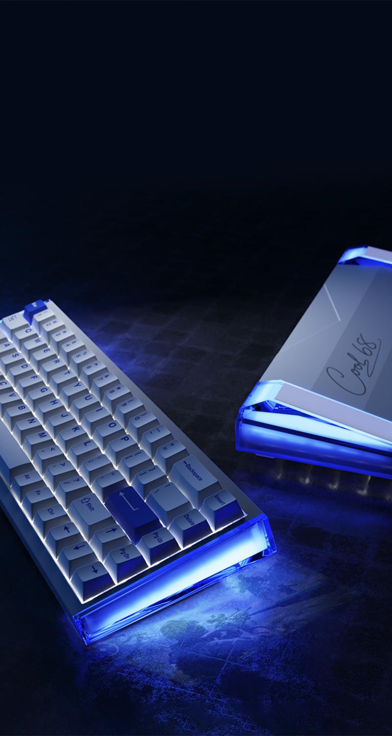 Sample for influencer – do not sell:   DAREU COOL68 HE Magnetic Keyboard with 0.01mm RT Accuracy, Adjustable Actuation Hall Effect Keyboard, 0.1ms Latency, 65% Wired Gaming Keyboard, 8000Hz Polling Rate, Rapid Trigger RGB Keyboards for Gaming