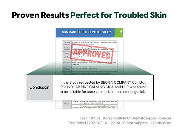 Pine Calming Cica Ampoule - 30ml for Skin Repair and Redness Care