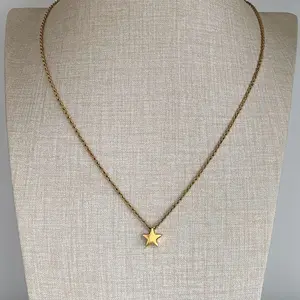 Golden Star Pendant Necklace