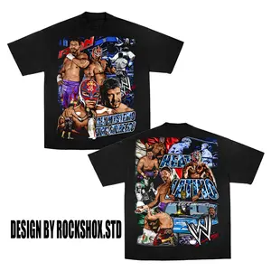 WWE Rey Mysterio vs Eddie Guerrero Retro Premium 100% Cotton T-Shirt, The Champ Shirt, Doctor of Thuganomics Retro WWE Shirt, Hustle Loyalty Respect Wrestling T-Shirt, Iconic WWE Legend Merch