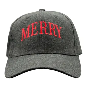 Merry Hat Funny Sarcastic Christmas Spirit Baseball Cap Funny Hats Christmas  Novelty Caps for Men Black - Standard