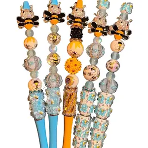 Beaded Bee Pens!