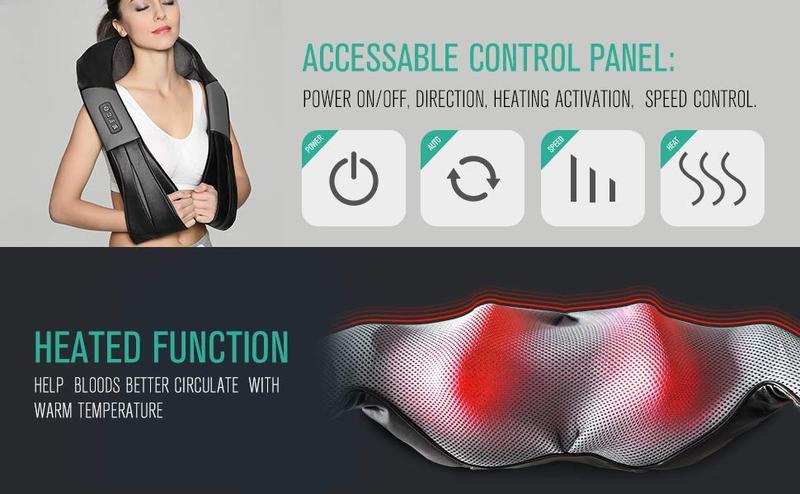 [Valentine Special] HERFES Massager Gift Bundle Neck Massager & Foot Massager - Perfect for Relaxation and Relief TikTokShopdeals Valentine Gifts