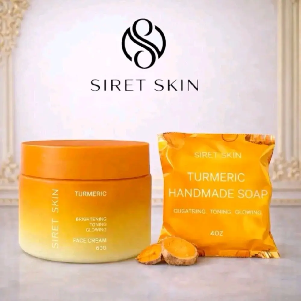 Turmeric Brightening Face Cream + Soap