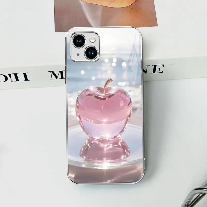 Viral Apple Phone Case | Coquette Aesthetic Case for iPhone 14 Plus | Premium Protective Shell--975
