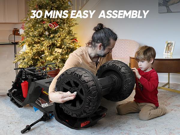 Hikiddo Kids ATV 4-Wheeler with 2 Seater, 24V Ride on Toy for Big Kids , 400W Motor, Bluetooth Hikiddo Kids ATV 4-Wheeler with 2 Seater, 24V Ride on Toy for Big Kids , 400W Motor, Bluetooth