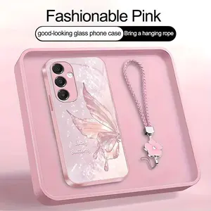 Suitable for [Galaxy A16 5g] high-end women's phone case, featuring a beautiful and elegant butterfly pattern, shockproof and fingerprint-resistant, available in multiple colors YM99